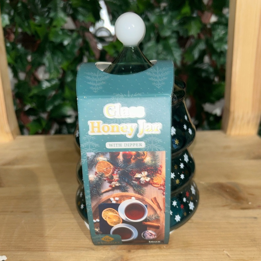 Glass Honey Jar